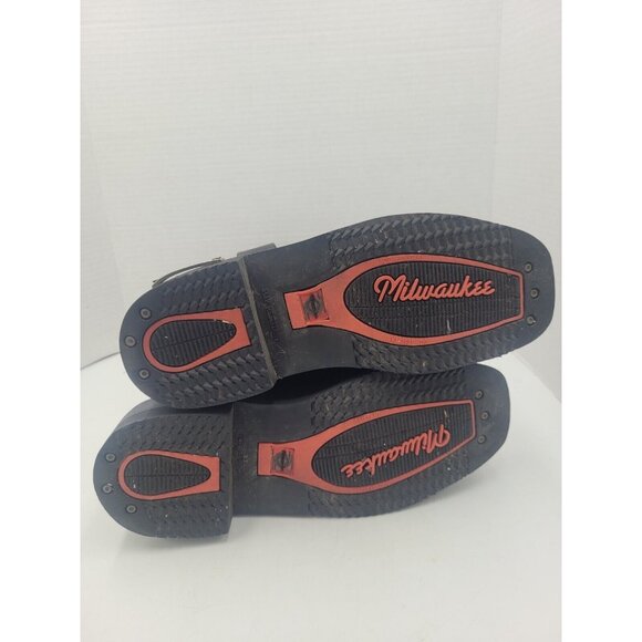 Milwaukee Motorcycle Clothing Women's Harness Motorcycle Boot - MB210 size 8.5 - Picture 12 of 13